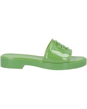 Tory Burch Plain Color Slides - Green