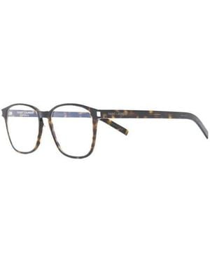 Saint Laurent Eyewear Square Frame Glasses - White