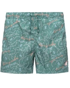 K-Way Hazel Graphic Beach - Blue