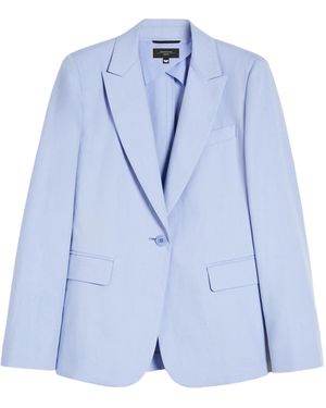Weekend by Maxmara Quito Single-Breasted Jacket - Blue