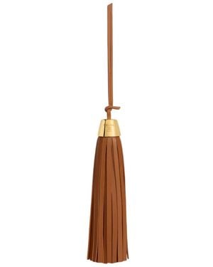 Celine Tassel Charm - White