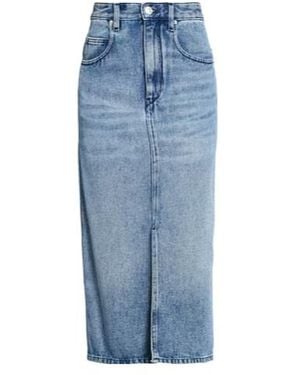Isabel Marant Denim Pencil Skirt - Blue
