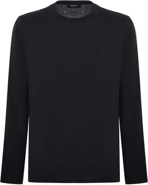 Dondup Ribbed Crewneck T-Shirt - Blue