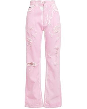Dolce & Gabbana Straight-Leg Jeans - Pink