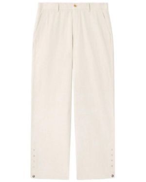 Palm Angels Wide Leg Trousers - White