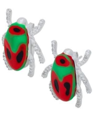Loewe Scarabeo Earrings - White