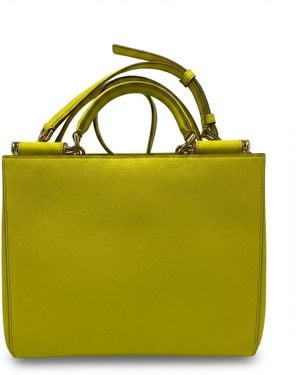 Dolce & Gabbana Shoulder Bag With Handle - Green