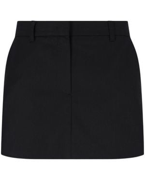 DUNST Micro Miniskirt - Black