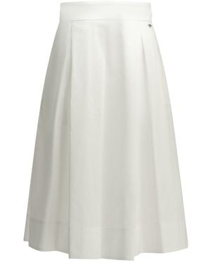 Herno A Line Midi Skirt - White