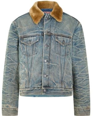 Acne Studios Simple Denim Jacket - Blue