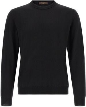 Zanone Crew-Neck Jumper - Black