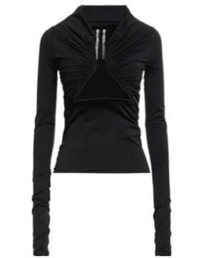 Rick Owens Solid-Color Long-Sleeved Top - Black