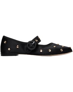 Repetto Georgia Mary Jane Flats - Black