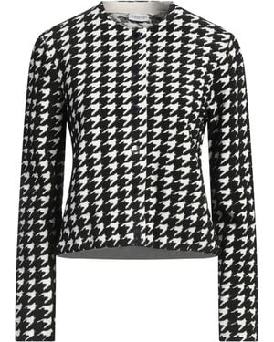 Burberry Houndstooth Knit Top - Black