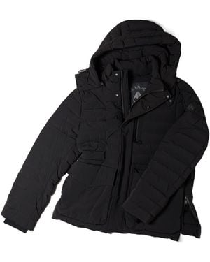 Moose Knuckles Hooded Down Jacket - Black
