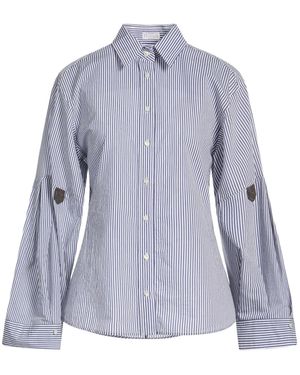 Brunello Cucinelli Striped Shirts - Purple
