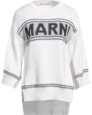 Marni Crew-Neck Knit Top - Gray