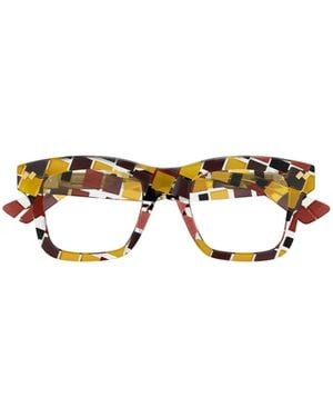 Bottega Veneta Eyewear Square Frame Glasses - White
