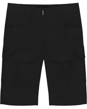 Givenchy Cargo Bermuda Shorts - Black