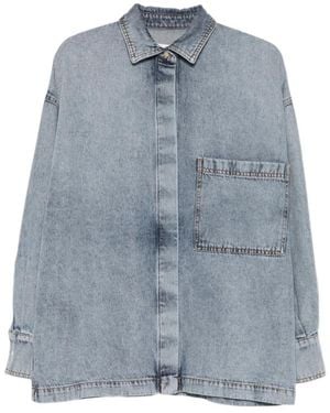 DARKPARK Jenny Denim Boxy Shirt - Blue