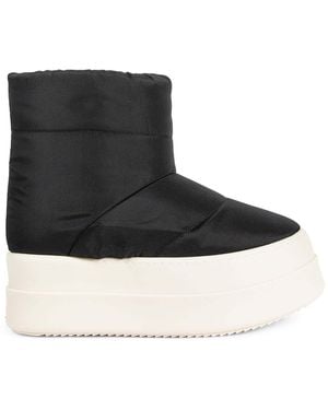 Rick Owens Platform Ankle Boots - Black