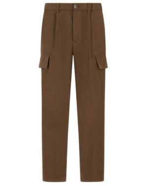 Herno Pocket Trousers - Brown