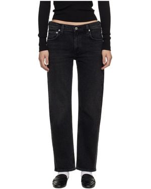 Citizens of Humanity Anissa Straight Leg Jeans - Black