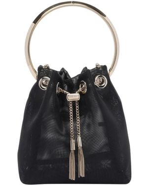 Jimmy Choo Bon Bon Bucket Bag - Black