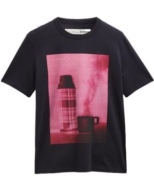 Barbour Xpaul Smith Loves Crosby Crew-Neck T-Shirt - Black