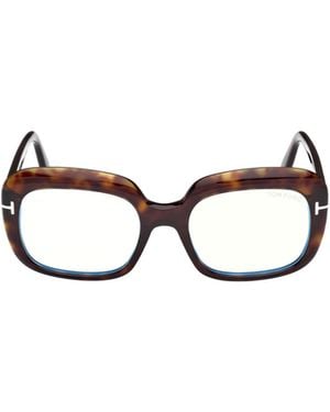 Tom Ford Eyewear Square-Frame Glasses - White