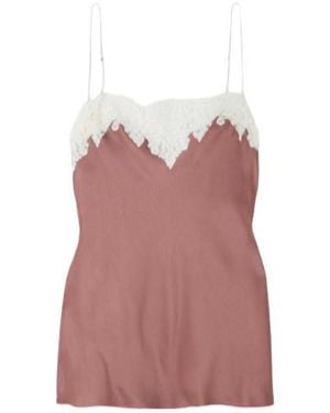 Stella McCartney Lace-Trimmed Camisole - Purple
