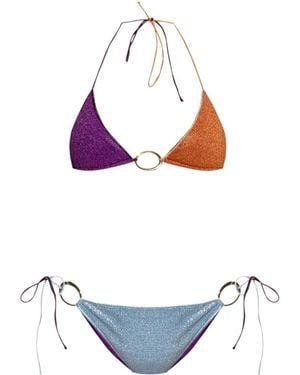 Oséree Glazed Bikini Set - Blue