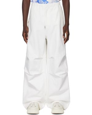Jil Sander Relaxed-Fit Trousers - White