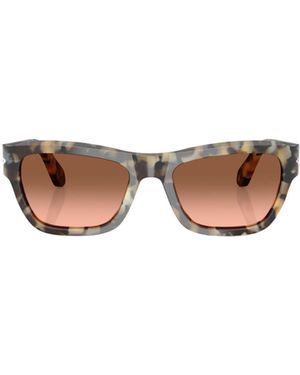 Persol Rectangle-Frame Sunglasses - Multicolour