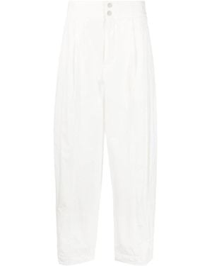 Bottega Veneta Mid-Rise Trousers - White