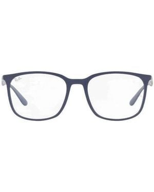 Ray-Ban Square Frame Glasses - White