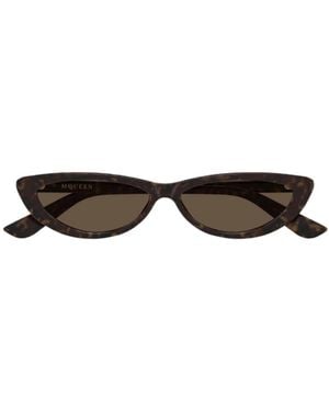 McQueen Eyewear Cat-Eye Frame Sunglasses - White