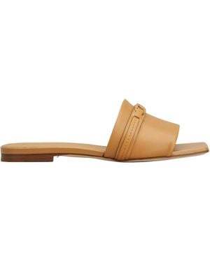 Tod's Square-Toe Flat Sandals - Multicolor