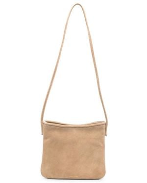 MANU Atelier Suede Shoulder Bag - White