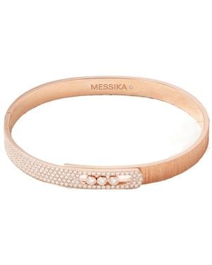 Messika 18-Karat Rose Diamond Bangle - White