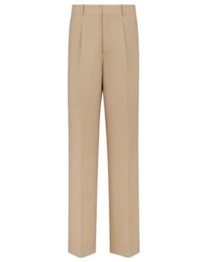 Dior Wide-Leg Trousers - Natural