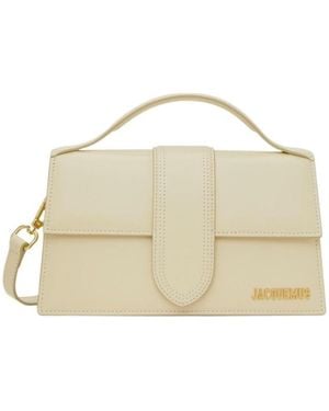 Jacquemus Le Grand Bambino Logo Plaque Tote Bag - Metallic