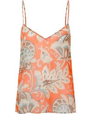 Etro Printed Top - Orange