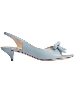Dior Bow Slingback Heeled Sandals - Blue