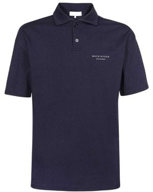 Mackintosh Logo Polo Shirt - Blue