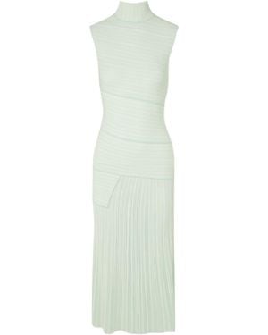 Proenza Schouler Federica Pleated Maxi Dress - Green