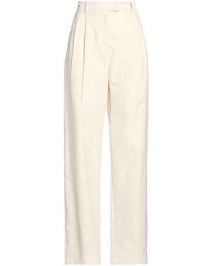MAX&Co. Casual Pants With Belt Loops - White