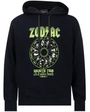 Neil Barrett Logo Logo Hooded Jumper - Blue