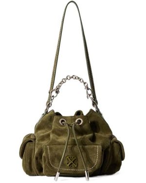 Off-White c/o Virgil Abloh Dumbo.B Chain Drawstring Bucket Bag - Natural