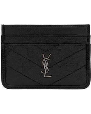 Saint Laurent Niki Card Case - Black